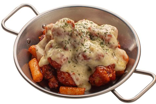 Cheese chicken & French fries